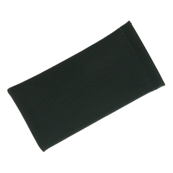 Snake Skin Spring Top Eyeglass Case For Men & Women Squeeze Top Case, Dark Green
