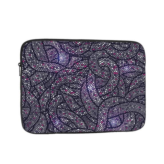 Snake Skin Vector Seamless Pattern Portable Laptop Sleeve Compatible with MacBook Air Notebook Computer Case for Men Women College School Students