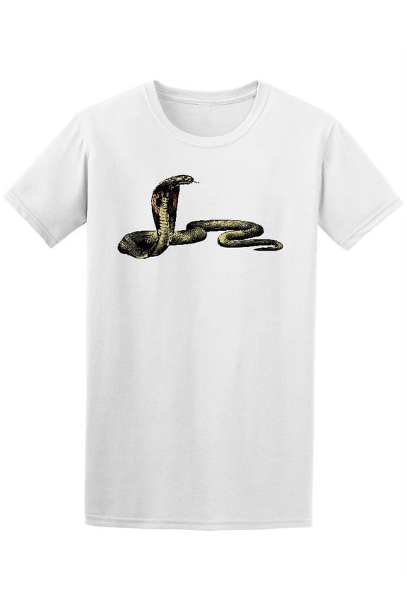 Snake Spectacled Cobra T-Shirt Men -Image by Shutterstock, Male Medium