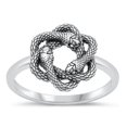 thumbnail image 1 of Snake Star Ring .925 Sterling Silver Immortality Band Jewelry Female Male Unisex Size 10, 1 of 4