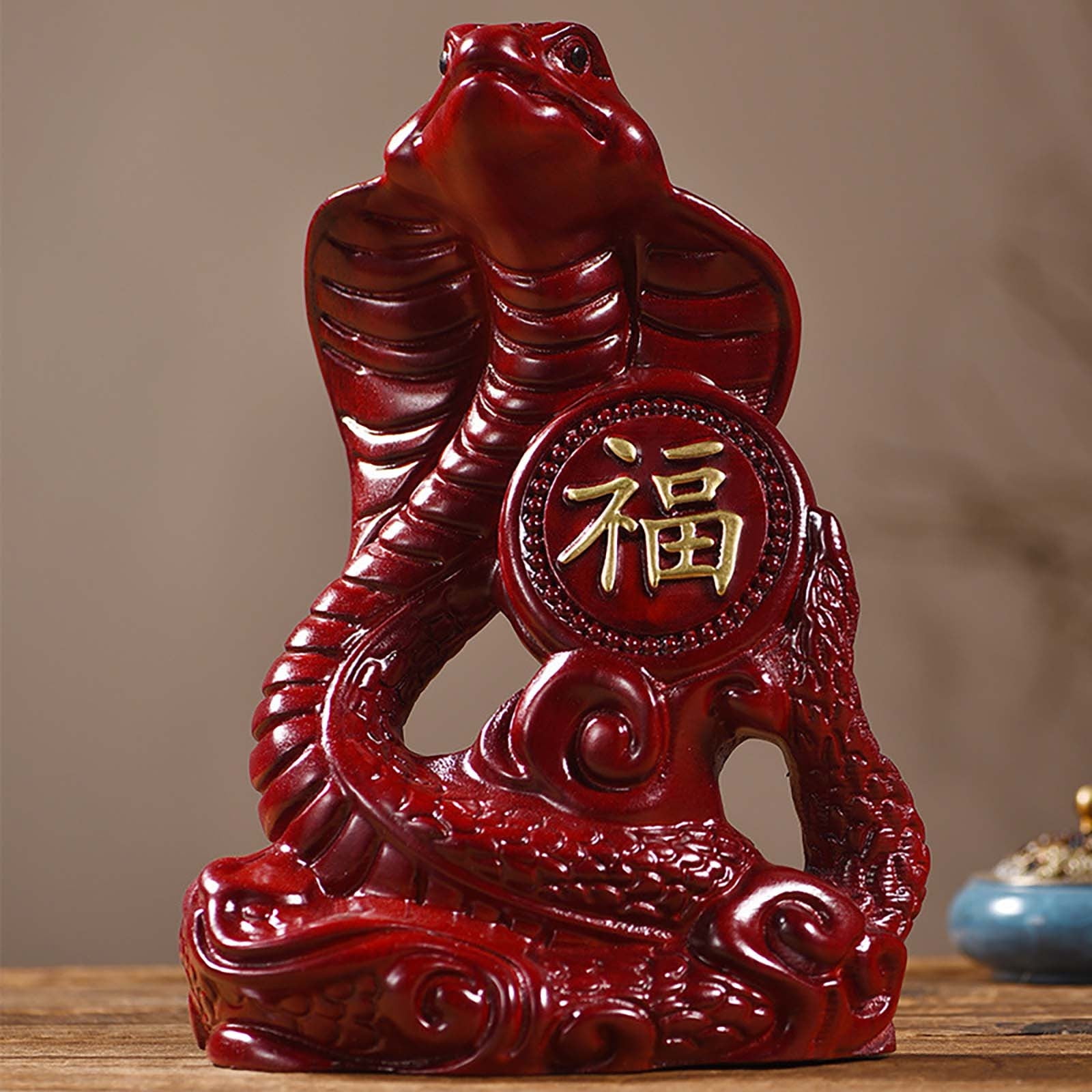 Snake Statue 2025 Year of The Snake Figurine Crafts Snake Figurines