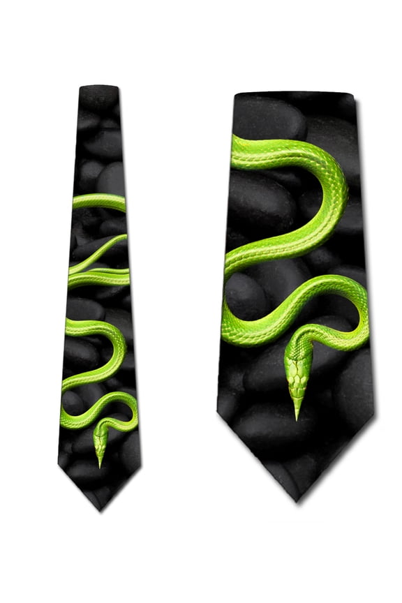 Snake Ties Mens Animal Necktie by Three Rooker