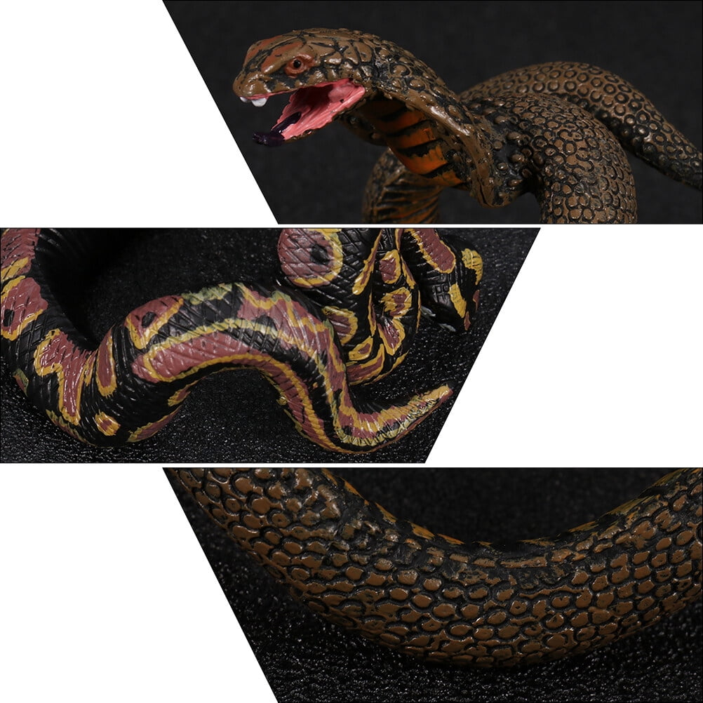 Snake Toys Halloween Props Educational Simulation Wear Party Fake Decorations Prank Kids Chains