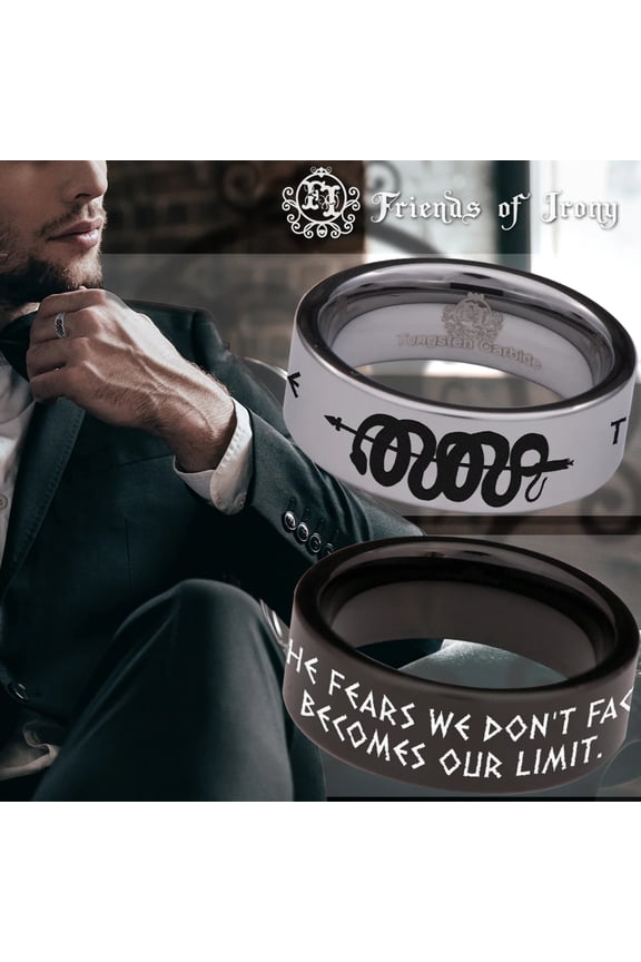Snake Tungsten Carbide Ring