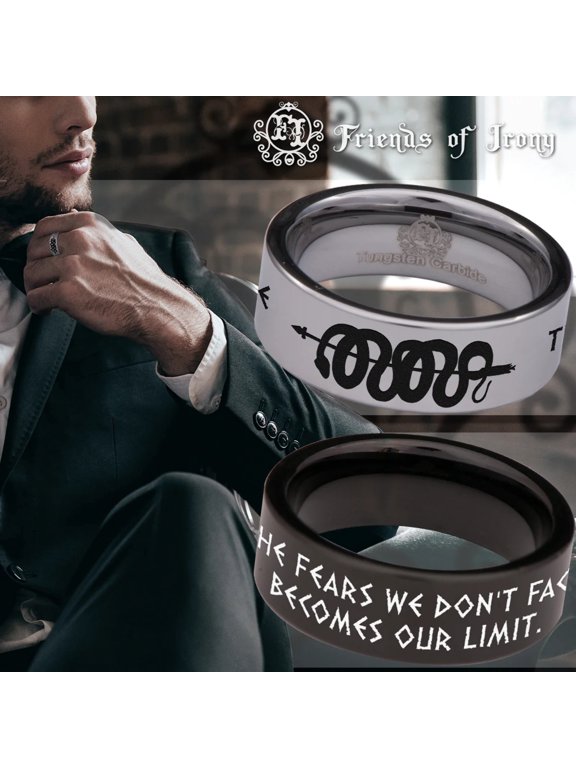 Snake Tungsten Carbide Ring