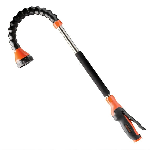 Black & Decker 9-Pattern Rear Trigger, 36" Snake Watering Wand