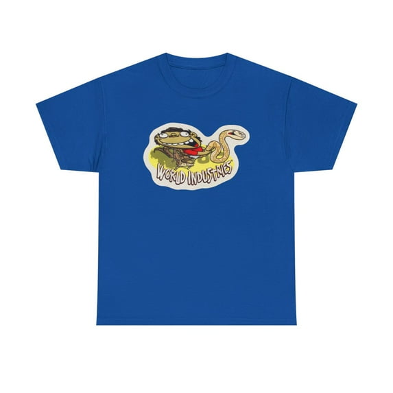 Snake Whisperer World Industries 2000s Skateboard Vintage Classic TShirt Print - Royal / 4XL