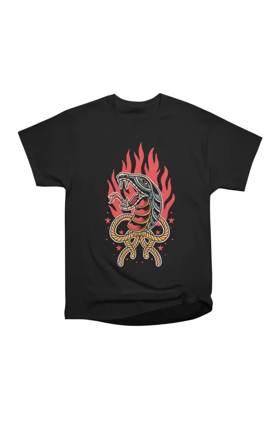 Snake head T-Shirt Tee Gift For Him Merch For Her Apparel For Friend