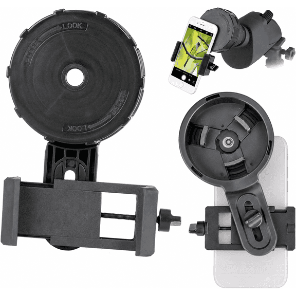 SnakeLook Universal Spotting Scope Phone Adapter Fits 2.2-4 Inch Smartphones for Telescope & Scope Photography