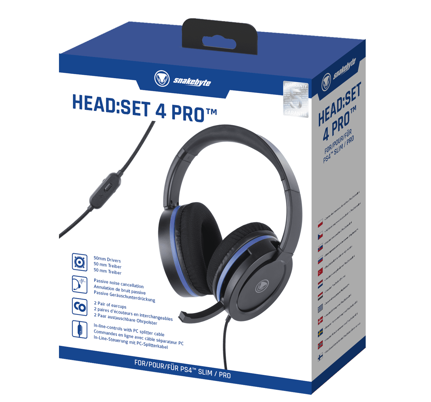 Snakebyte PlayStation 4 Head Set 4 Pro Walmart