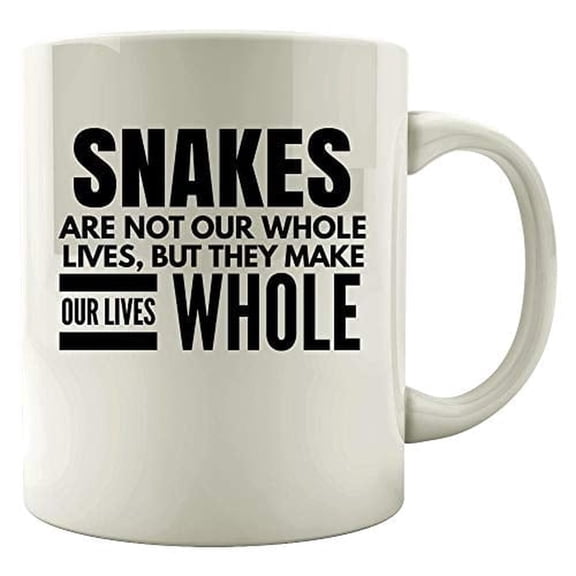Snakes Animal Gift - Make Our Lives Whole - Serpent present - Reptile theme - rattlesnake - Colored Mug