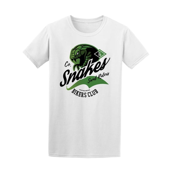 Snakes Bikers Club T-Shirt Men -Image by Shutterstock, Male Small