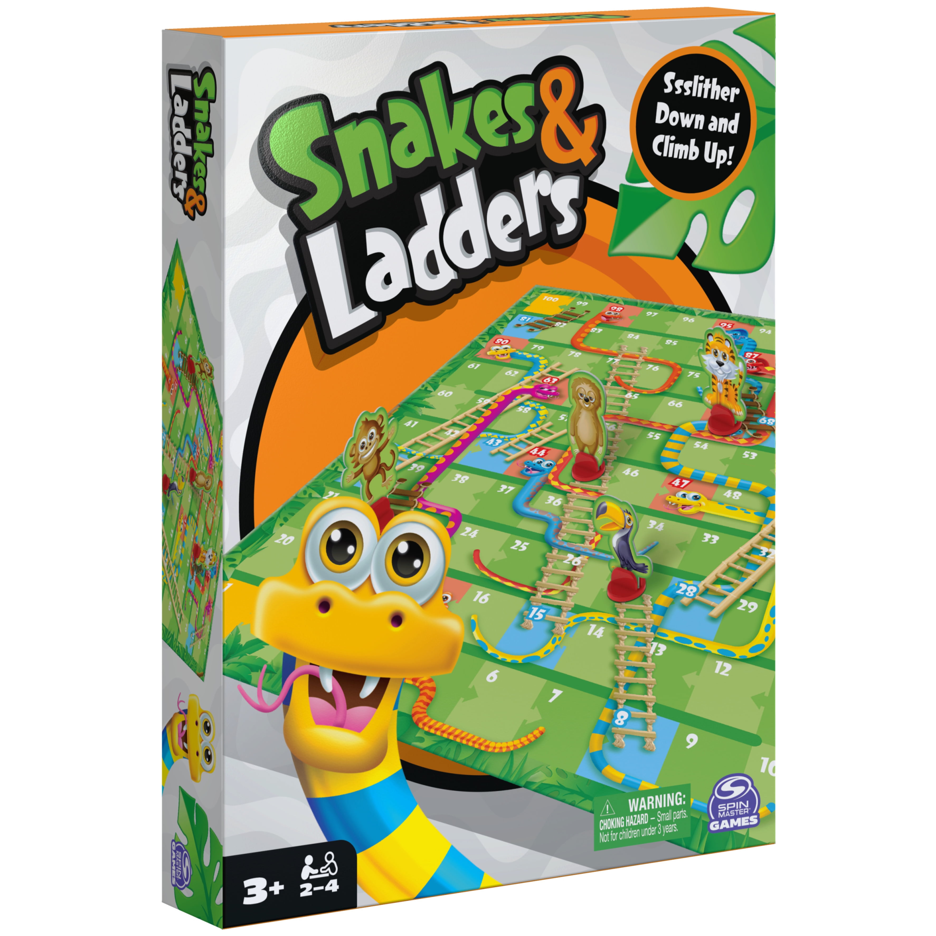 Snakes & Ladders Game, for Kids Ages 3 and up 