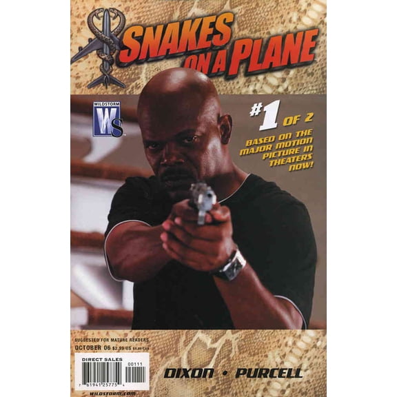 Snakes On A Plane #1B VF ; WildStorm Comic Book
