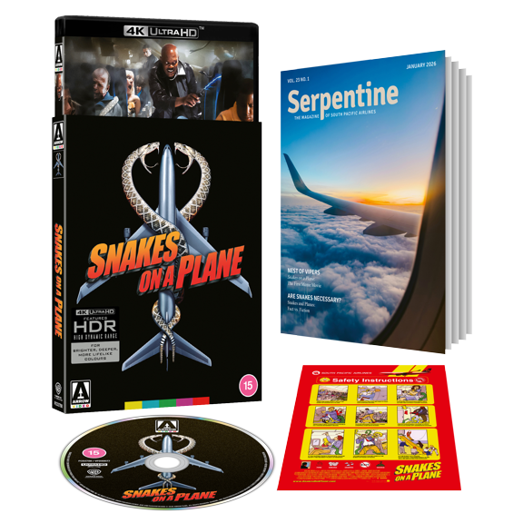Snakes On A Plane Limited Edition (4K Ultra HD) Julianna Margulies Kenan Thompson Todd Louiso