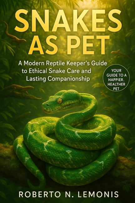Snakes as Pet: A Modern Reptile Keeper's Guide to Ethical Snake Care and Lasting Companionship, (Paperback)