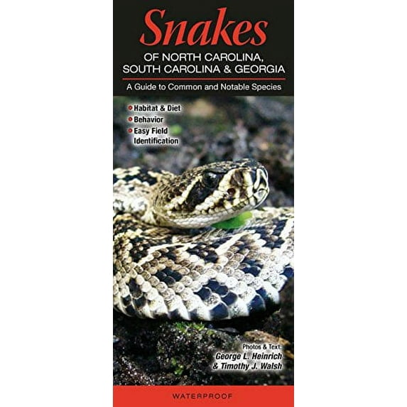 Pre-Owned Snakes of North Carolina, South Carolina & Georgia: A Guide to Common & Notable Species (Quick Reference Guides) Paperback
