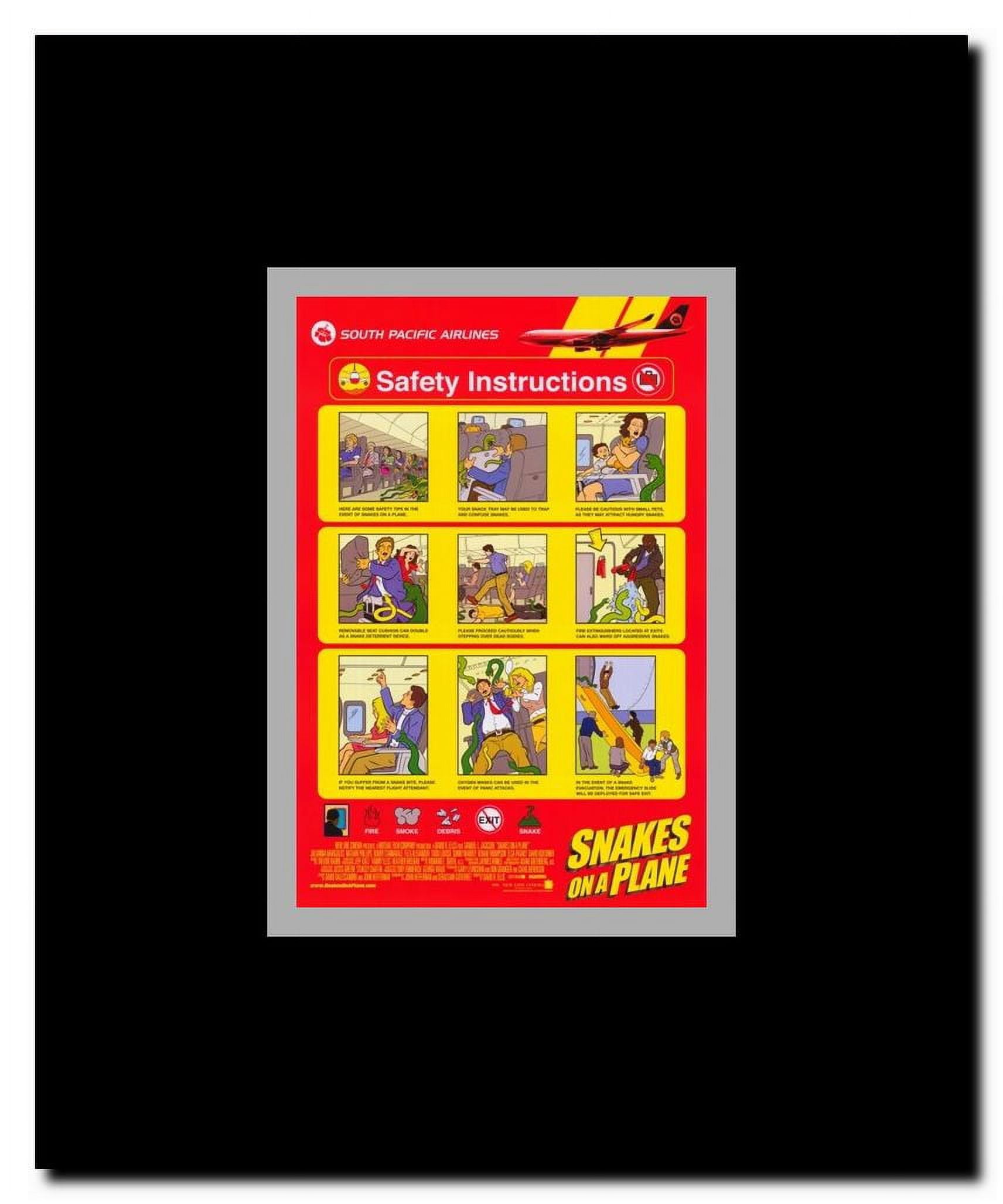 Snakes on a Plane Framed Movie Poster