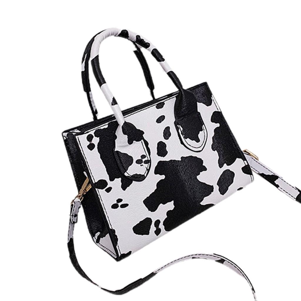 Snakeskin Crossbody Bag for Women Mini Clutch Bag Square Bags Cow Pattern  Shoulder Bag Retro PU Leather Handbags 