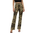 thumbnail image 1 of Snakeskin Python Pants High Waisted Animal Print Aesthetic Flared Pants Summer Home Printed Oversized Trousers, 1 of 2