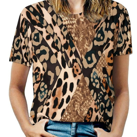 Snakeskin T Shirt O Neck Black and Red Python Oversized T Shirts Short Sleeve Street Wear Tshirt Female Beach Design Clo