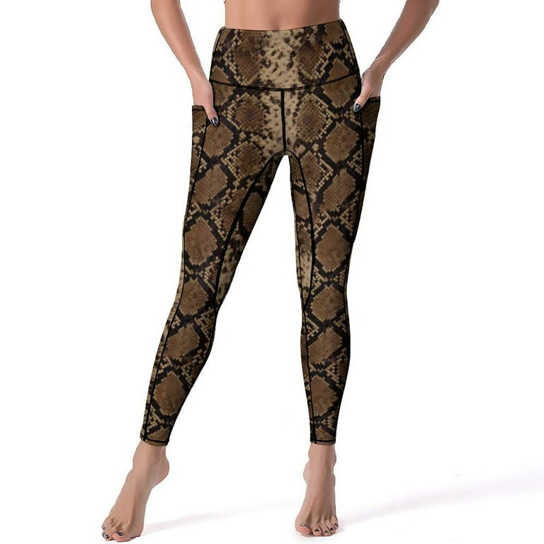 Snakeskin gym leggings hotsell