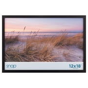 Snap 12x18 Black Wood Picture Frame for Wall Mounting