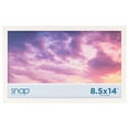 thumbnail image 1 of Snap 8.5"x14" Wood Wall Poster Frame, Wall Mount Display - Perfect Fit for Digital Photos - White, 1 of 11