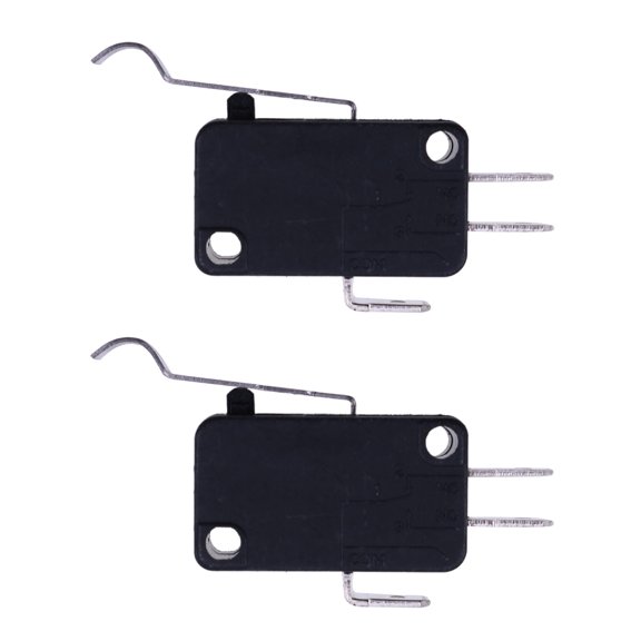 Snap Action Roller Lever Micro Switch SPDT Black 2.0 x 1.0 x 1.0 Inches