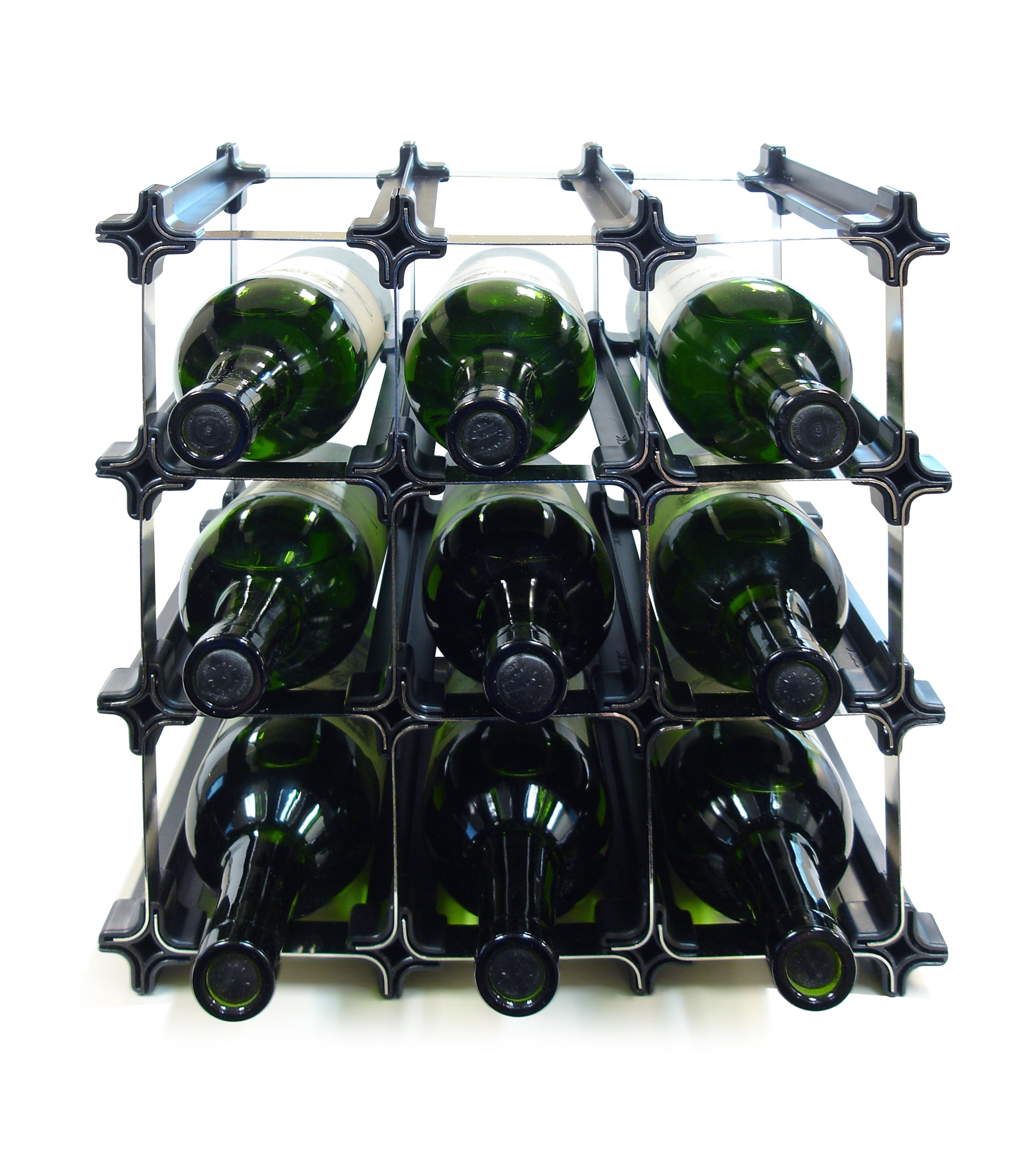 Snap And Stack Modular Wine Rack