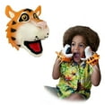 thumbnail image 1 of Snap Attack - Tiger by Deluxebase. Stretchy Tiger Hand Puppet with Movable Mouth for Kids' Play, 1 of 5