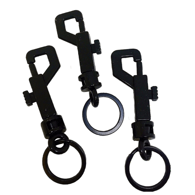 Snap Bolt 3 Pcs Key chain Hooks Lightweight & Durable 2.75x0.83