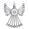 thumbnail image 1 of Snap Button Charm Holder fit 18mm necklace pendants Angel Wings  Rhinestone, 1 of 1
