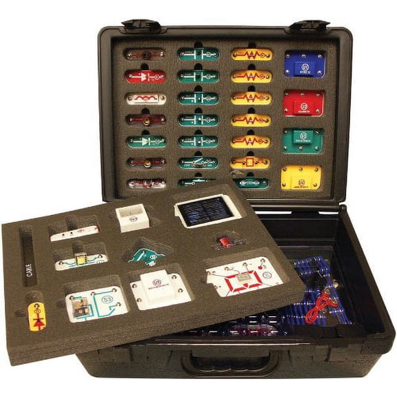 Snap Circuits Extreme SC-750R Electronics Exploration Kit + Student Training Program with Student Study Guide | Perfect for STEM Curriculum