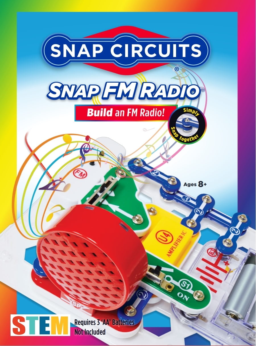 ELENCO Snap Circuits FM Radio | Electronic Science Kit | STEM Educational Toy
