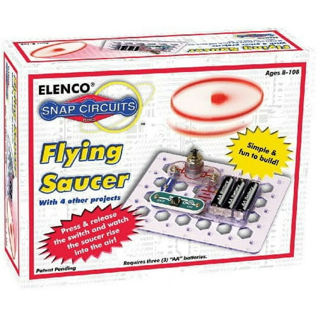 Snap Circuits Flying Saucer Kit Discovery Kit 5 UFO Projects 4 Color Project Manual Lots of Stem Fun