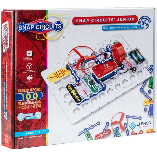 Snap Circuits® Jr. SC100 | Electronics Exploration Kit | Over 100 Projects | STEM Educational Toy for Kids 8+