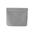 thumbnail image 1 of Snap Closure Cosmetic Bag Auto-Close Travel Toiletry Pouch with Leather Details Compact Organizer for Makeup Brushes and Essentials On-the-Go, 1 of 2
