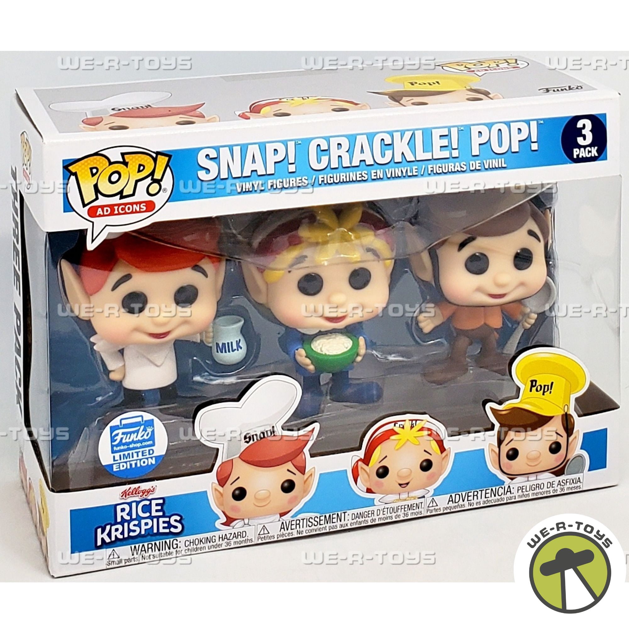 Funko POP Ad Icons Kellogg's Rice Krispies Snap! Crackle! Pop