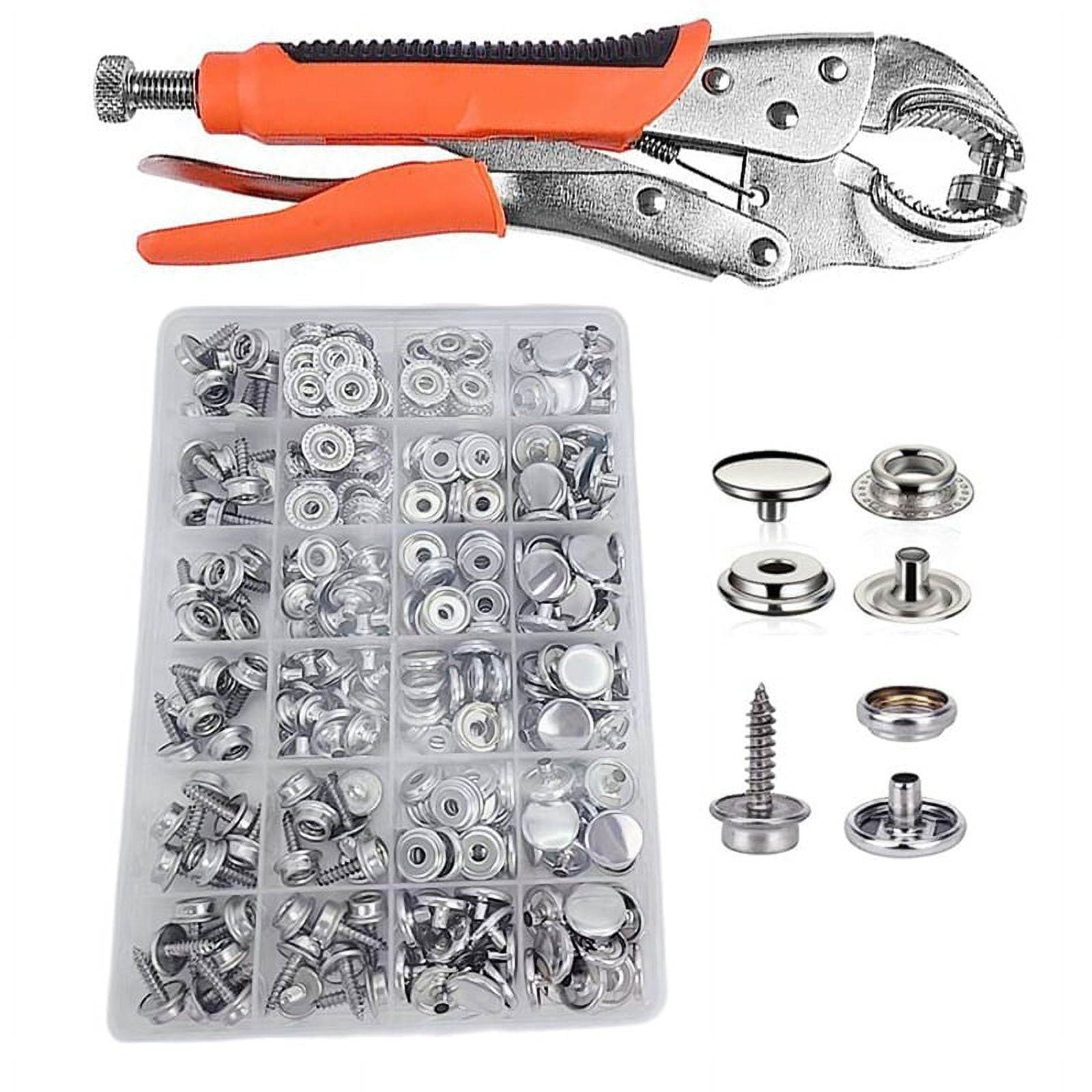 Snap Fastener Kit Adjustable Pliers for Snap Buttons,Snap Fastener Tool