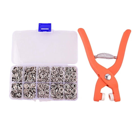 Snap Fastener Pliers Buckle Installation Studs DIY Crafts Lightweight Snap Fasteners Set for Crafting Skirt Shirt Pliers with button