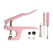 Snap Fastener Pliers Snaps Hand Tools for Sewing Crafting Pink