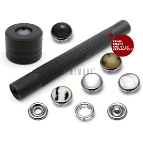 Snap Fastener Setting Tool for Pearl Snap Ring Fastener Buttons - Snaps NOT Included (Prong Snap Setter)