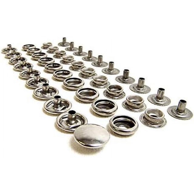 Snap Fasteners 100 Stainless Steel Boat Marine Canvas Upholstery Snaps