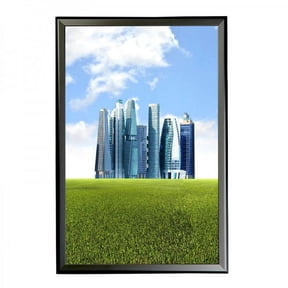 Snap Frame 24x36 Inch Poster Size, 1.25 Inch Black Color Aluminum Profile, Mitered Corner
