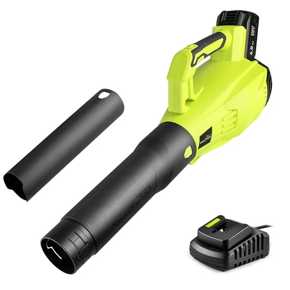 Snap Fresh Upgraded 350 CFM at 20V Battery Powered Cordless Leaf Blower