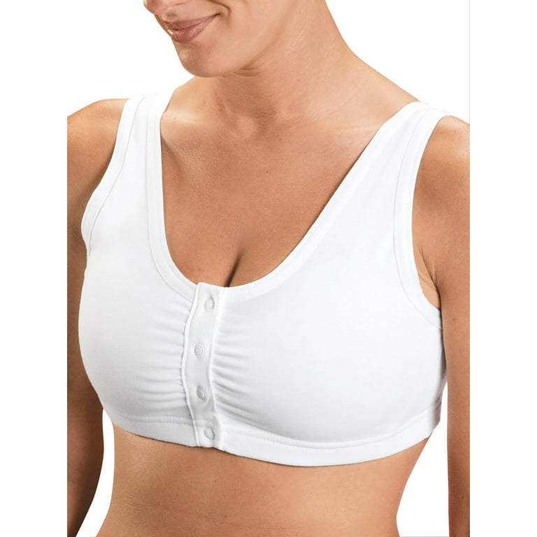 Women's Plus Size Front Close Bra Flex Back Big Breasts Tube Top