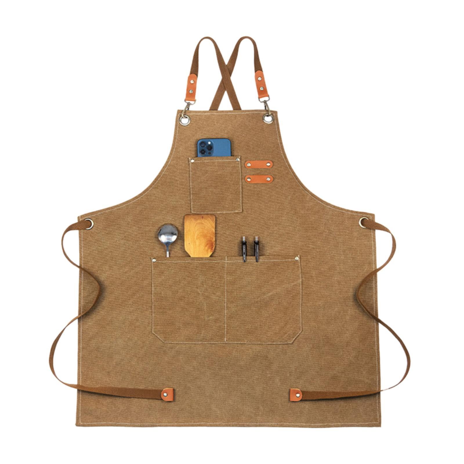 Snap Front Cobbler Aprons for Women with Pockets Cooking Apron for Mom