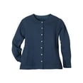 thumbnail image 1 of Snap Front Sweatshirt Cardigan by Sawyer Creek, Navy Blue, Medium, 1 of 6