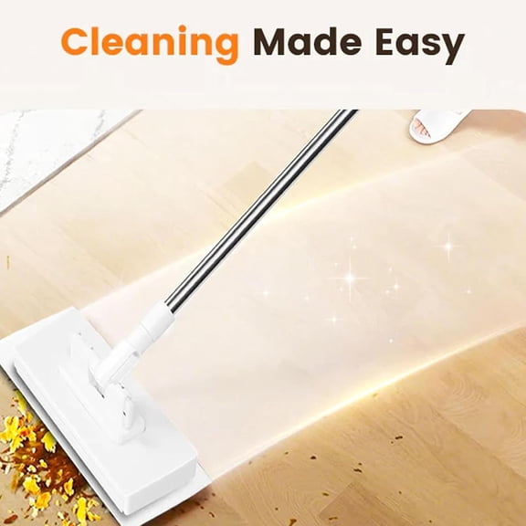 Snap Grip Zero Touch Mini Mop - 40 Inch Locking Handle, 10 Reusable Microfiber Cloths, Wet & Dry Multi-Surface Cleaner for Gaps & Floors